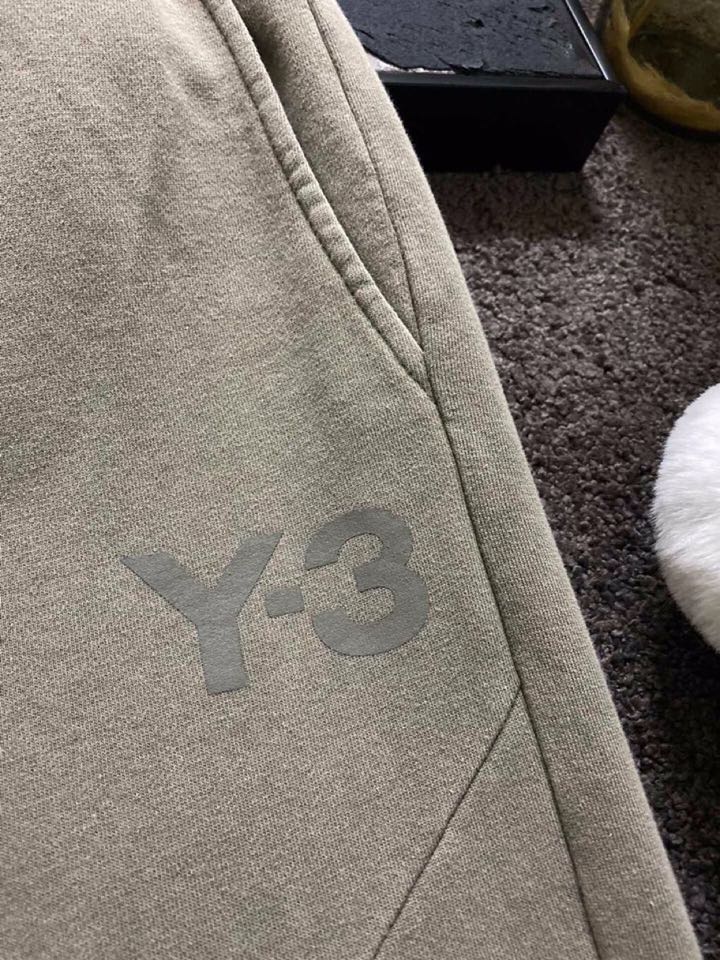 Y-3 山本耀司春夏/SS 主推仿旧水洗褪色长裤休闲裤，定制贵柜品质巴黎百分棉300克夏季长绒棉面料，前