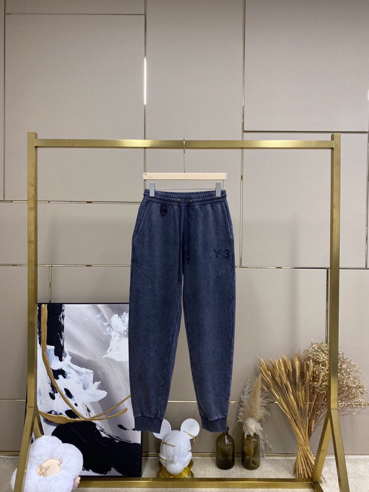 Y-3 山本耀司春夏/SS 主推仿旧水洗褪色短袖圆领T恤套装，定制贵柜品质巴黎百分棉260克长绒棉面料，