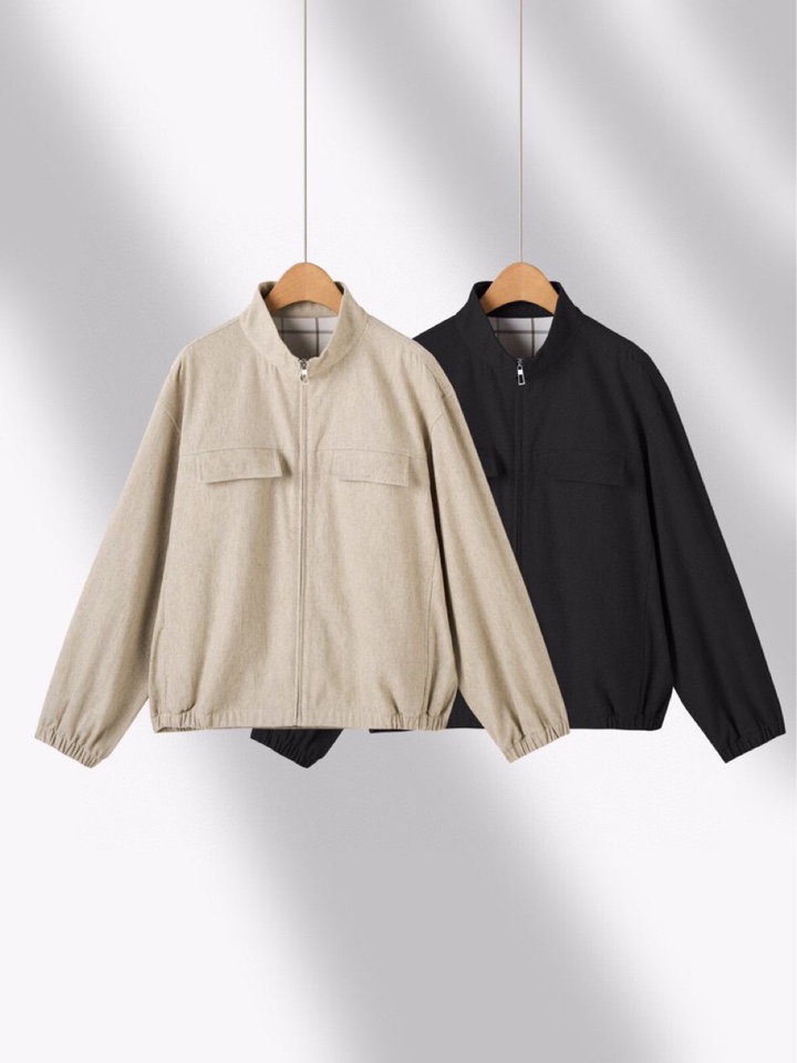 Loro Piana 诺悠翩雅lP🆕 1995秋冬 系列麻棉立领夹克外套，英伦经典中的瑰宝，布面纵横交错