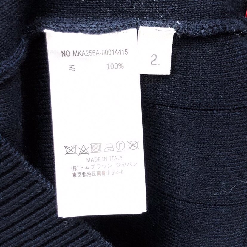 THOM BROWNE 汤姆布朗 TB反底坑条双袖红白蓝羊毛开衫，男女同款情侣款 \n码数：1-4 颜色