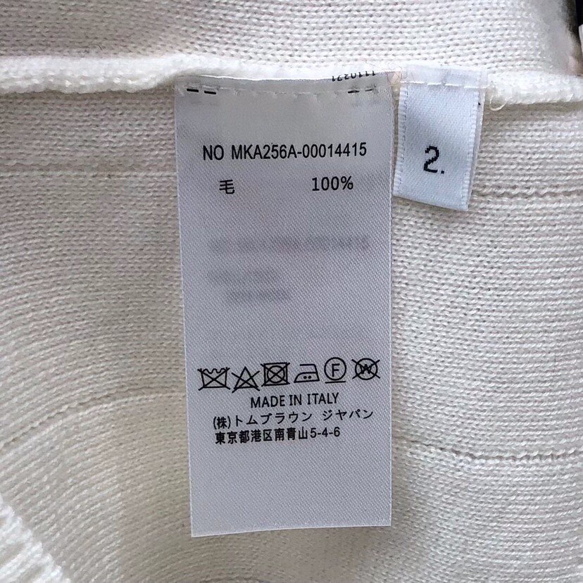 THOM BROWNE 汤姆布朗 TB反底坑条双袖红白蓝羊毛开衫，男女同款情侣款 \n码数：1-4 颜色