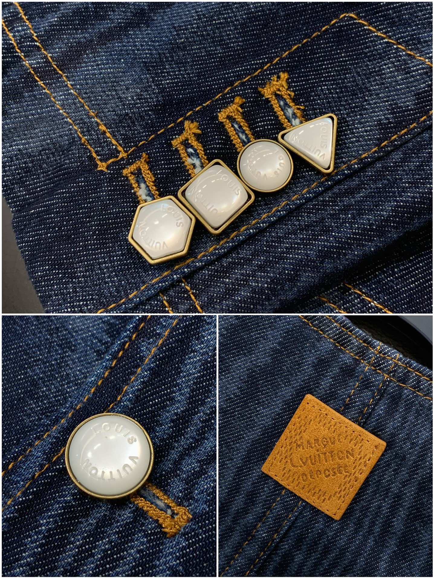 ，LouisVuitton 路易威登，2025秋季最新款，专柜同步有售，原单狠货，时尚休闲牛仔外套，上身