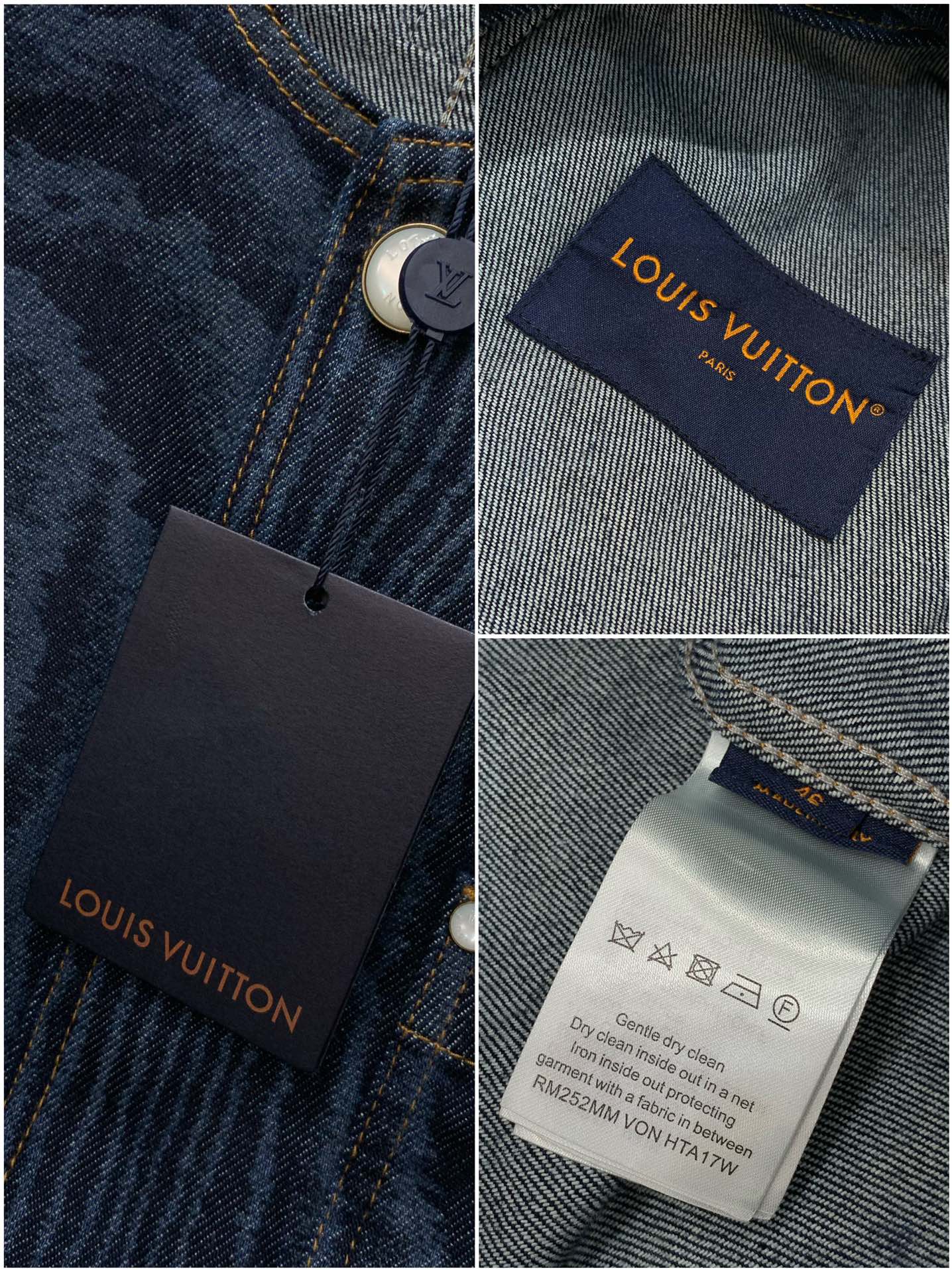 ，LouisVuitton 路易威登，2025秋季最新款，专柜同步有售，原单狠货，时尚休闲牛仔外套，上身