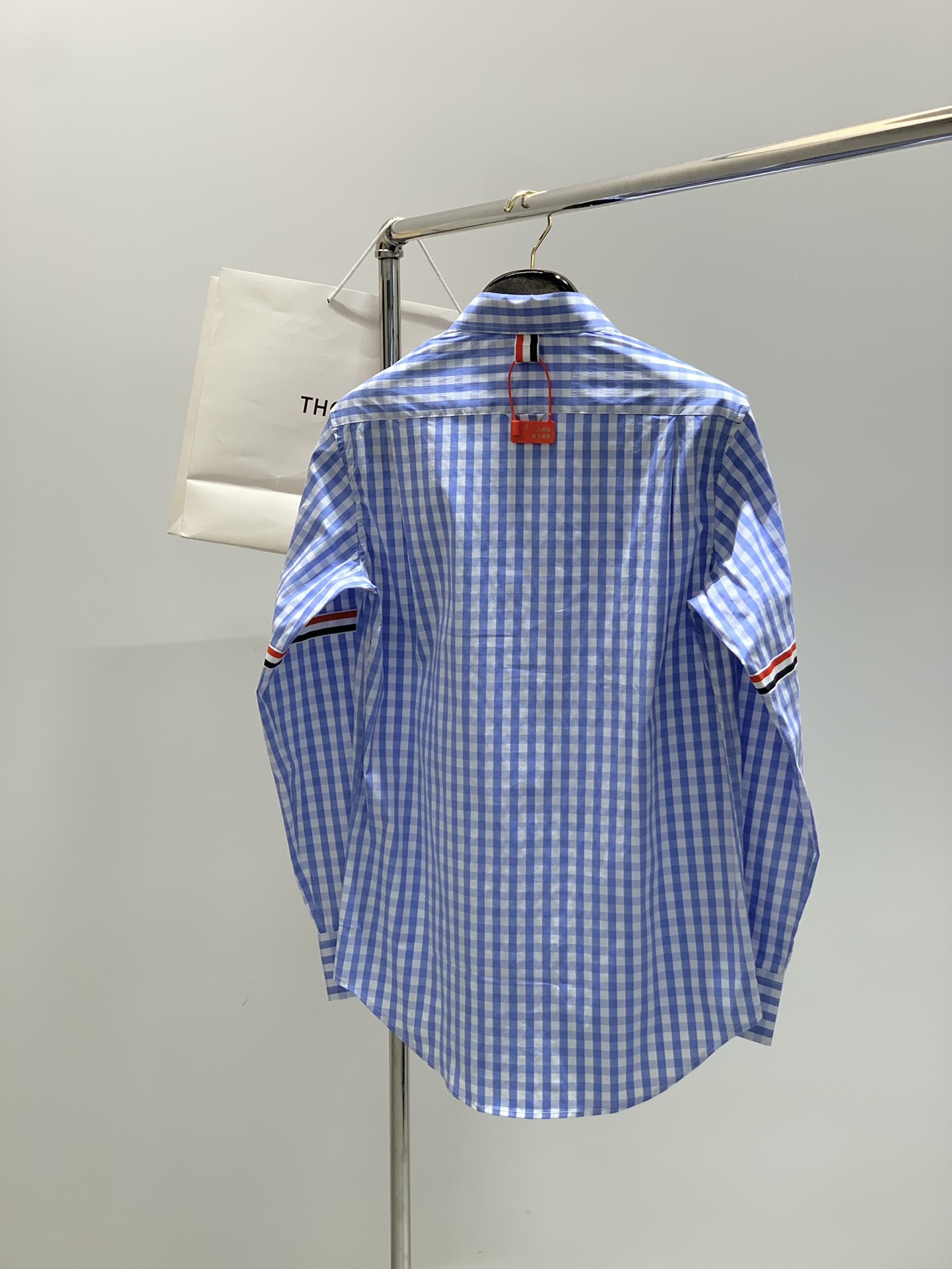 ，Thom Browne 汤姆·布朗 ，2025秋季最新品，时尚休闲长袖衬衫，专柜同步有售，原单狠货，采