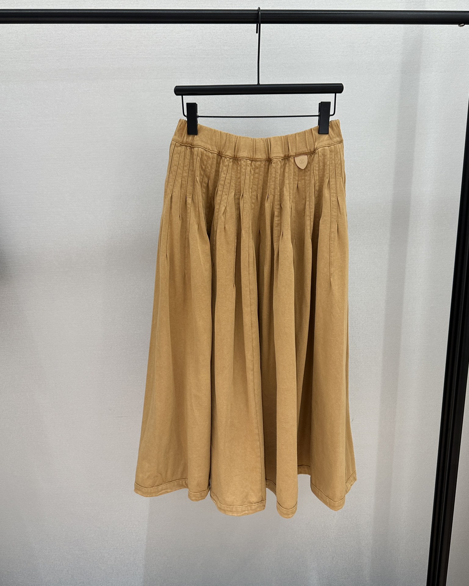 Vintage Striped Pleated Skirt with Elastic Waist - Casual & Stylish 9 i1756371268 9611 7