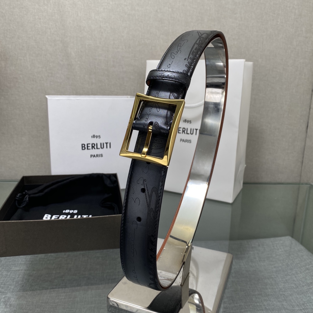 配原包装3.5宽Berluti 布鲁提 新款上新🆕 最新款男士腰带，高端质感感受，顶级擦色小牛皮质感极好