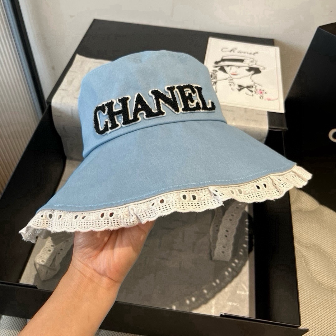 🆕

Chanel香奈儿牛仔渔夫帽，头围57cm