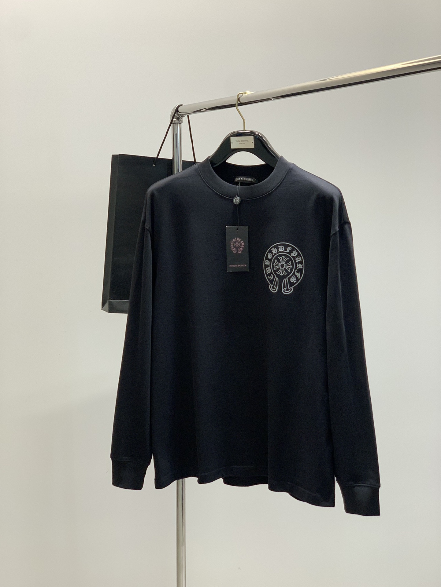，Chrome Hearts 克罗心，2025早秋新品，专柜同步有售，原单狠货，时尚休闲圆领长袖T恤，采