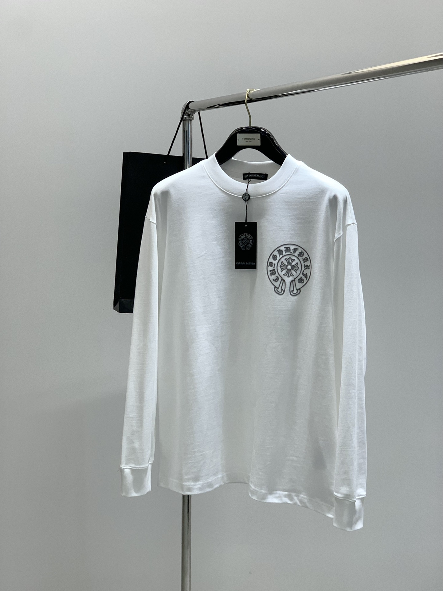 ，Chrome Hearts 克罗心，2025早秋新品，专柜同步有售，原单狠货，时尚休闲圆领长袖T恤，采
