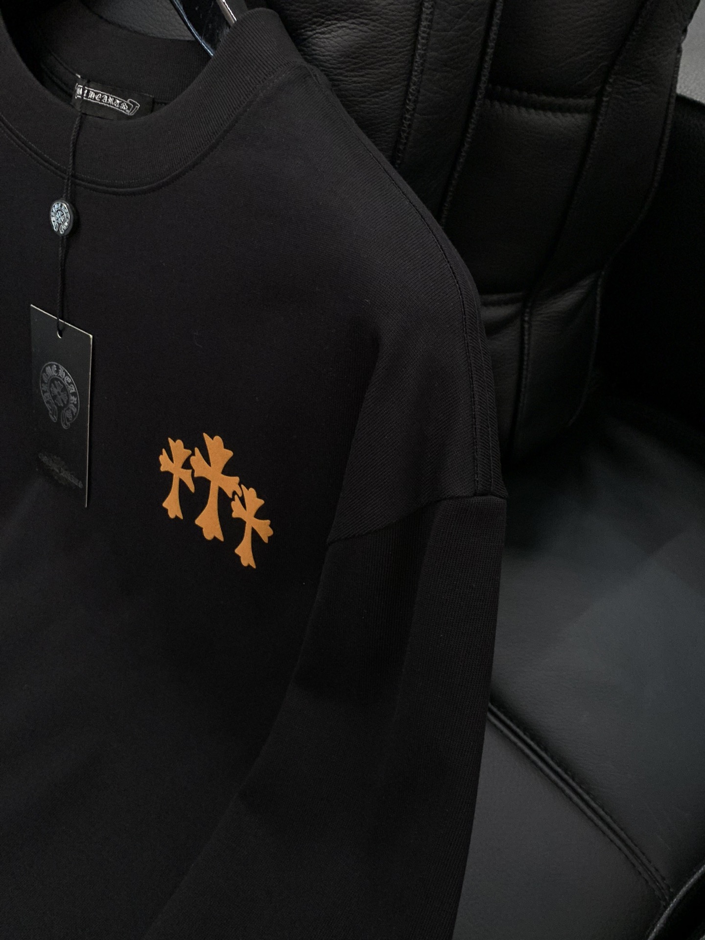 ，Chrome Hearts 克罗心，2025早秋新品，专柜同步有售，原单狠货，时尚休闲圆领长袖T恤，采