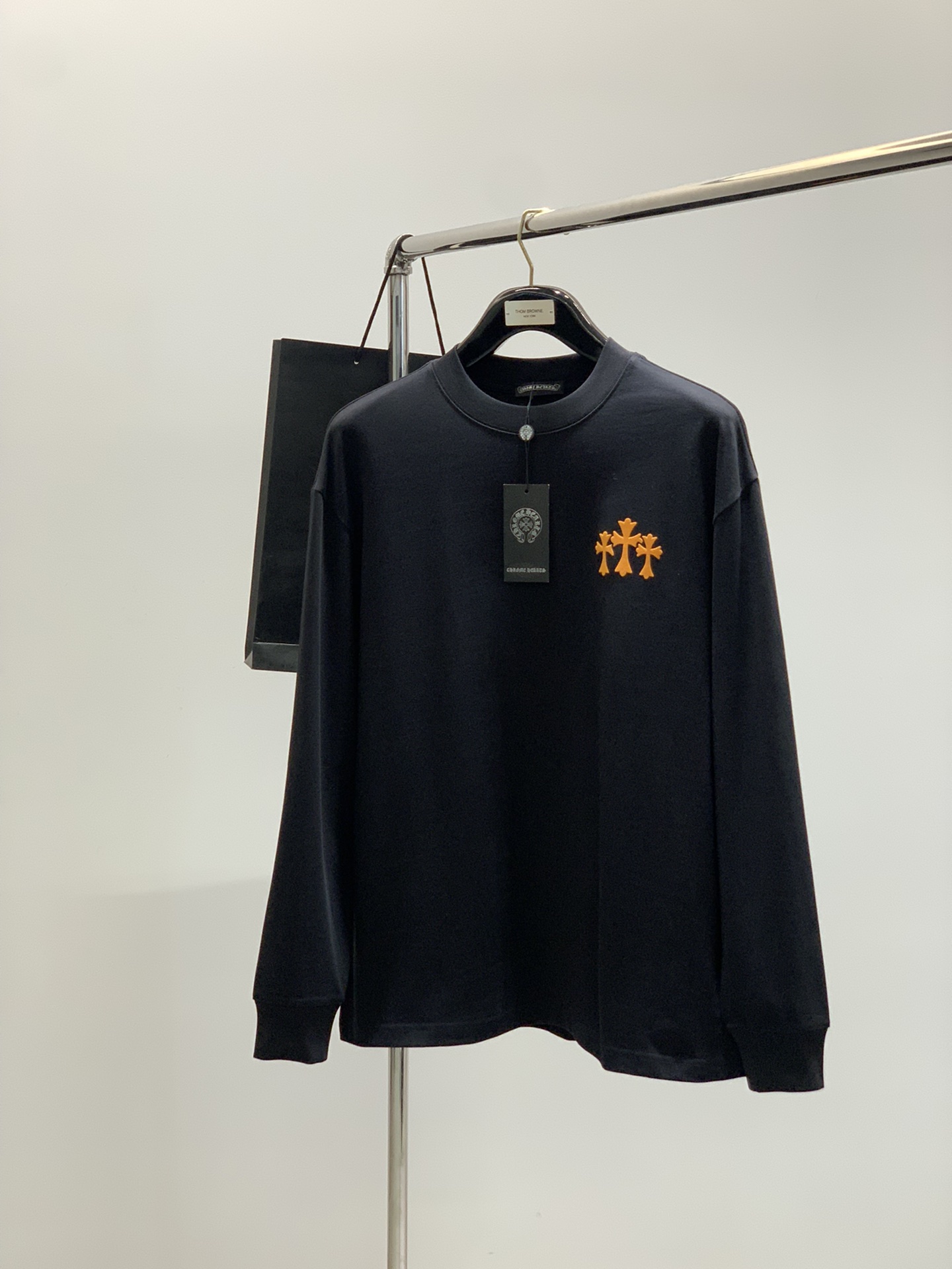 ，Chrome Hearts 克罗心，2025早秋新品，专柜同步有售，原单狠货，时尚休闲圆领长袖T恤，采