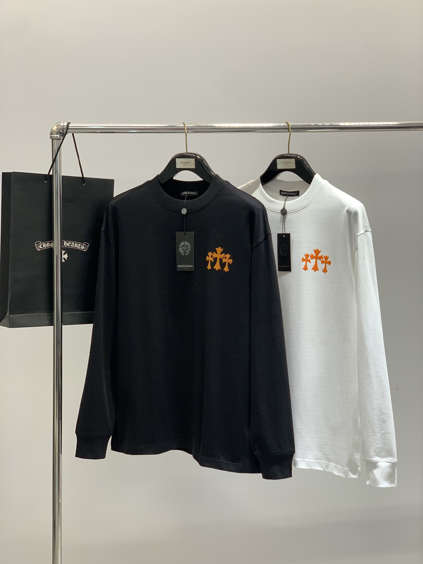 ，Chrome Hearts 克罗心，2025早秋新品，专柜同步有售，原单狠货，时尚休闲圆领长袖T恤，采