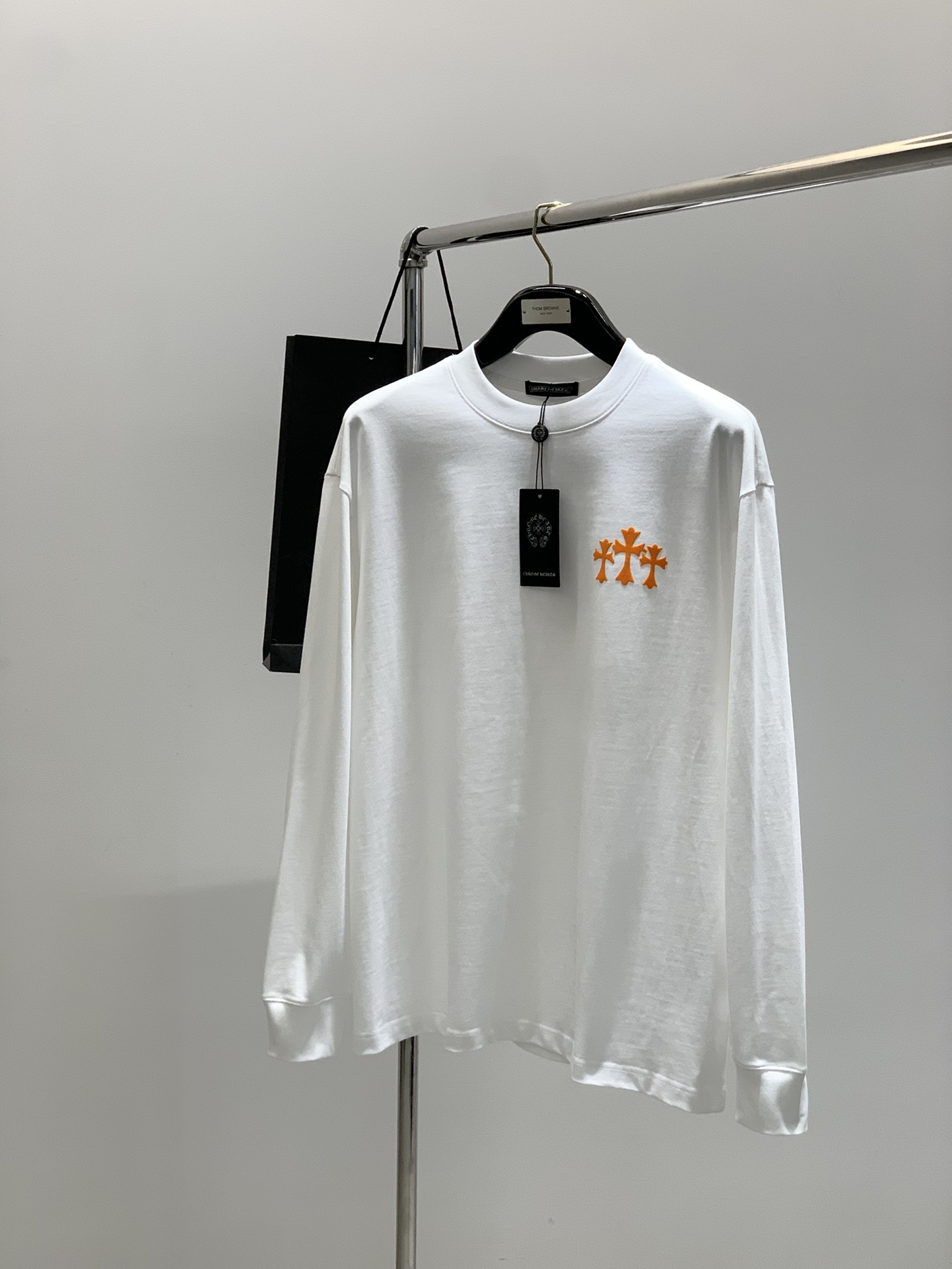 ，Chrome Hearts 克罗心，2025早秋新品，专柜同步有售，原单狠货，时尚休闲圆领长袖T恤，采