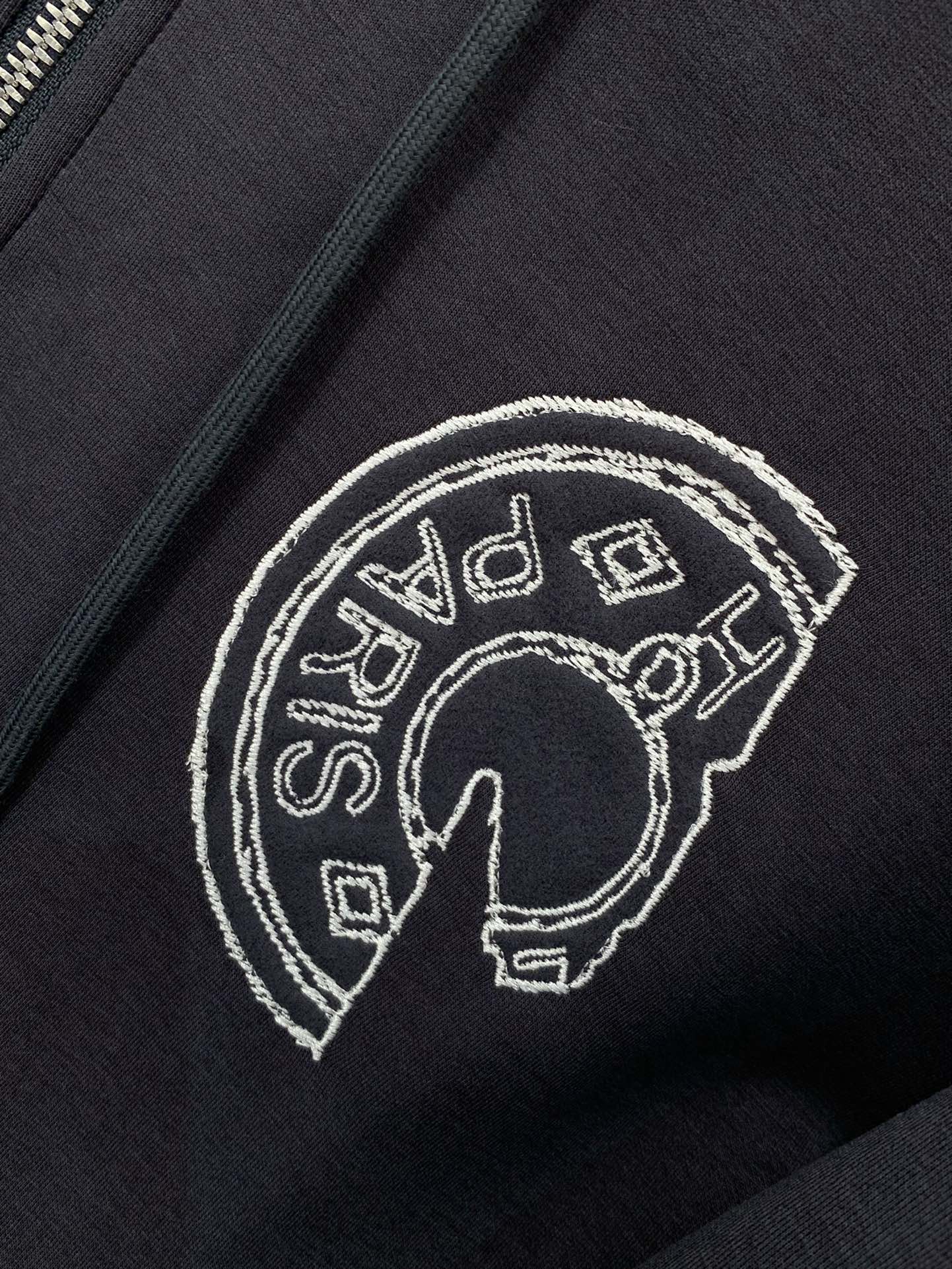 ，Hermès 爱马仕，2025秋季最新品，专柜同步有售，原单狠货，时尚休闲连帽卫衣，定制进口原版面料，