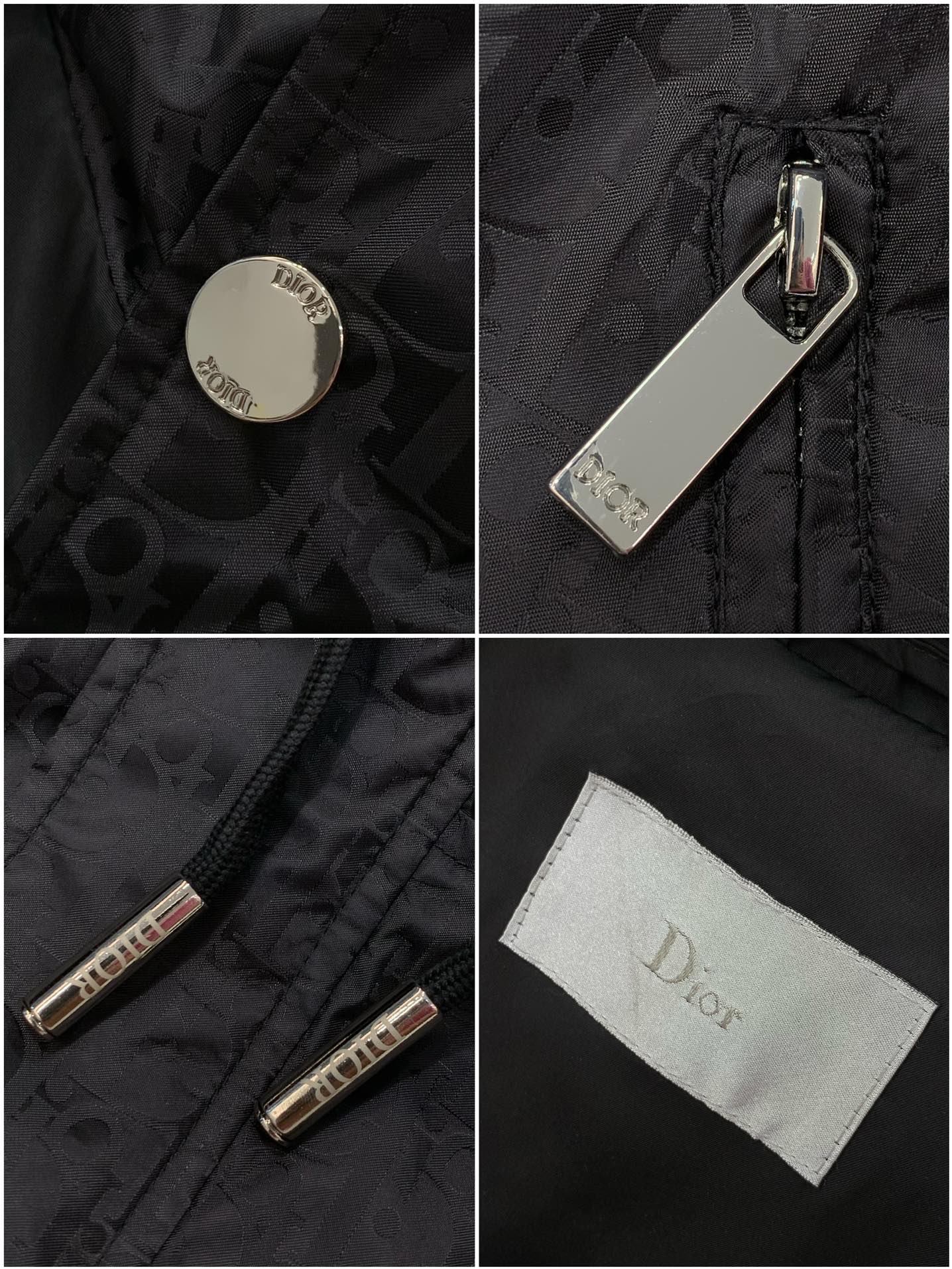 ，Dior 迪奥， 2025秋季新品，专柜同步有售，简约时尚休闲连帽外套，原版进口面料，舒适透气，顶级印