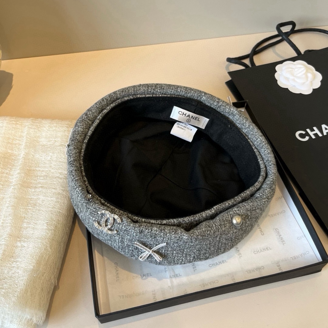 🆕

香奈儿新款贝雷帽，春夏款，头围57cm