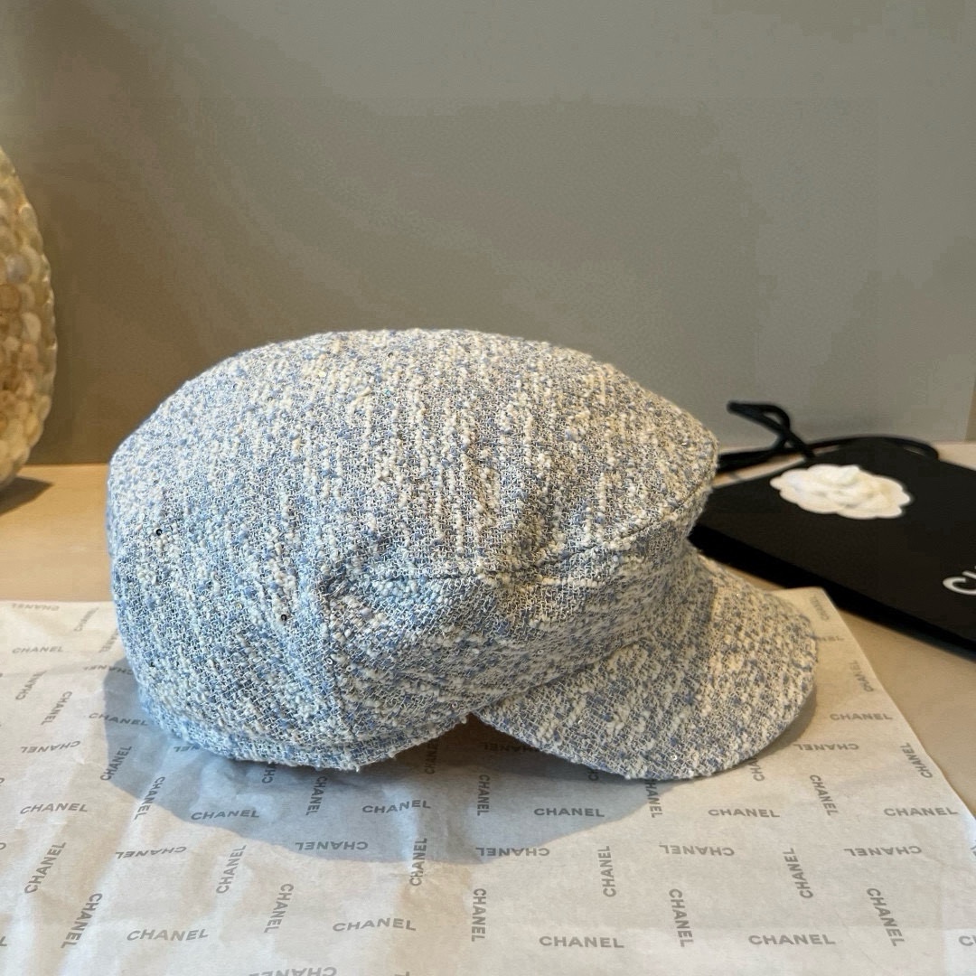 🆕

香奈儿新款鸭舌画家帽，头围57cm