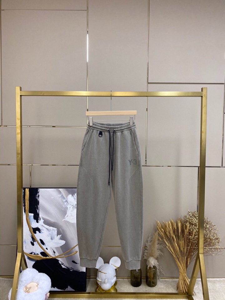 Y-3 山本耀司春夏/SS主推仿旧水洗褪色短袖圆领T恤套装，定制贵柜品质巴黎百分棉260克长绒棉面料，前