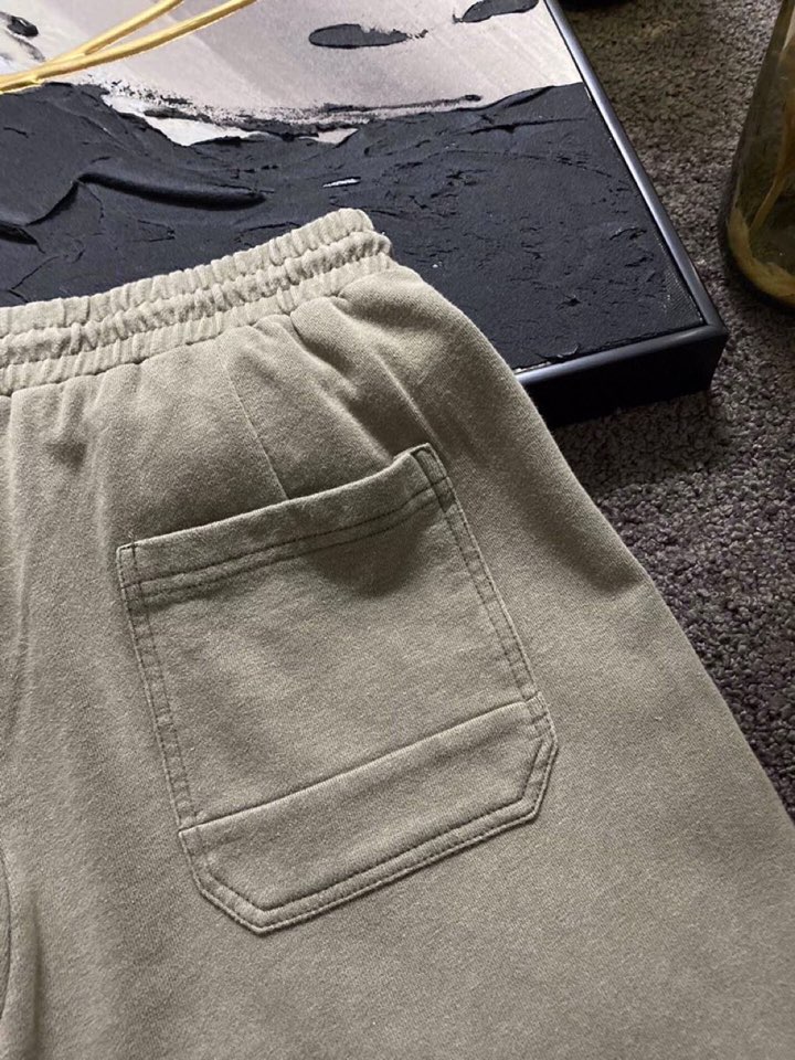 Y-3 山本耀司春夏/SS 本季主推仿旧水洗褪色短裤定制贵柜品质巴黎百分棉300克夏季长绒棉面料，前幅标