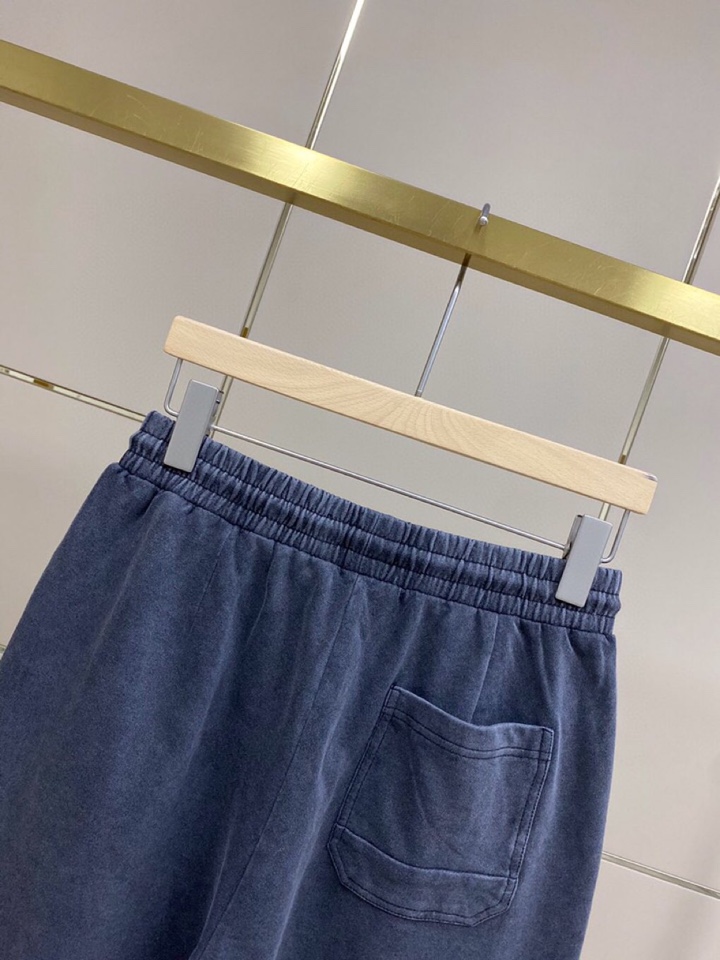 Y-3 山本耀司春夏/SS 本季主推仿旧水洗褪色短裤定制贵柜品质巴黎百分棉300克夏季长绒棉面料，前幅标