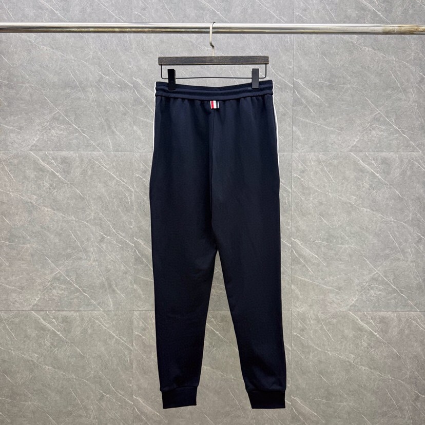 THOM BROWNE 汤姆布朗 TB新版前后拼色红四杠系列【卫衣】 男女同款情侣款圆领卫衣套装\n码数