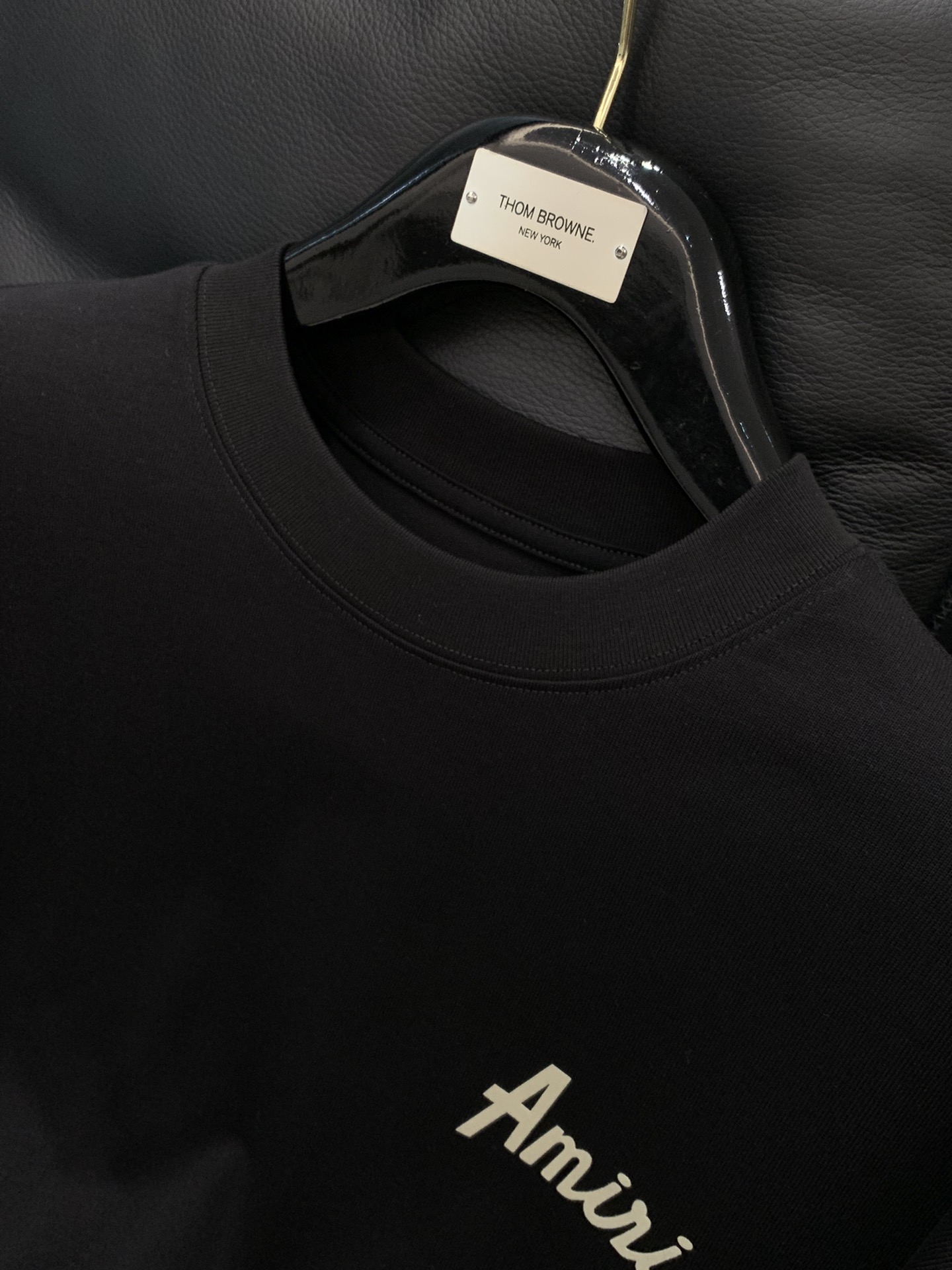 ，Amiri 埃米尔，2025早秋最新品，专柜同步有售，原单狠货，休闲时尚圆领长袖T恤，进口原版面料，顶