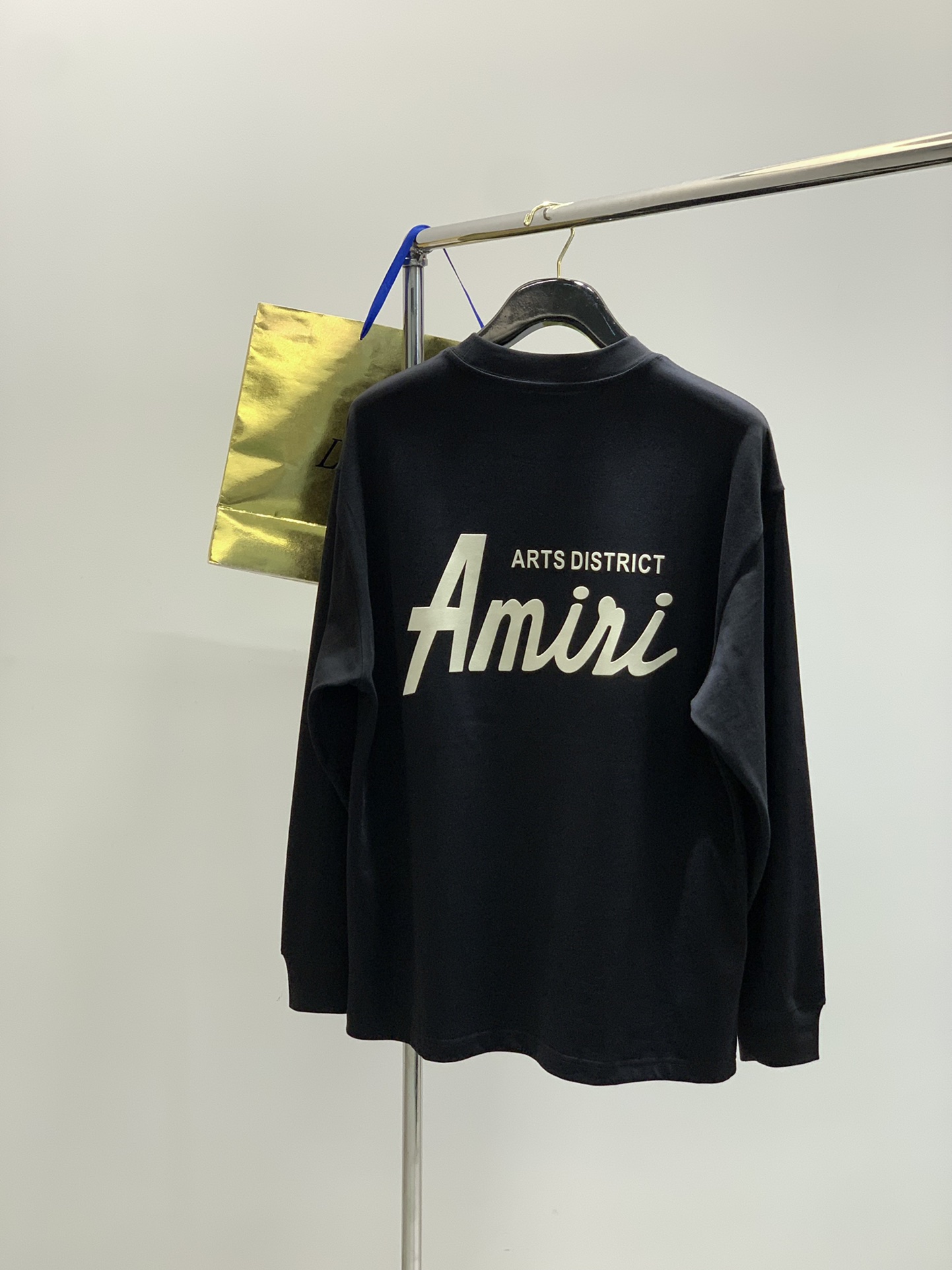 ，Amiri 埃米尔，2025早秋最新品，专柜同步有售，原单狠货，休闲时尚圆领长袖T恤，进口原版面料，顶