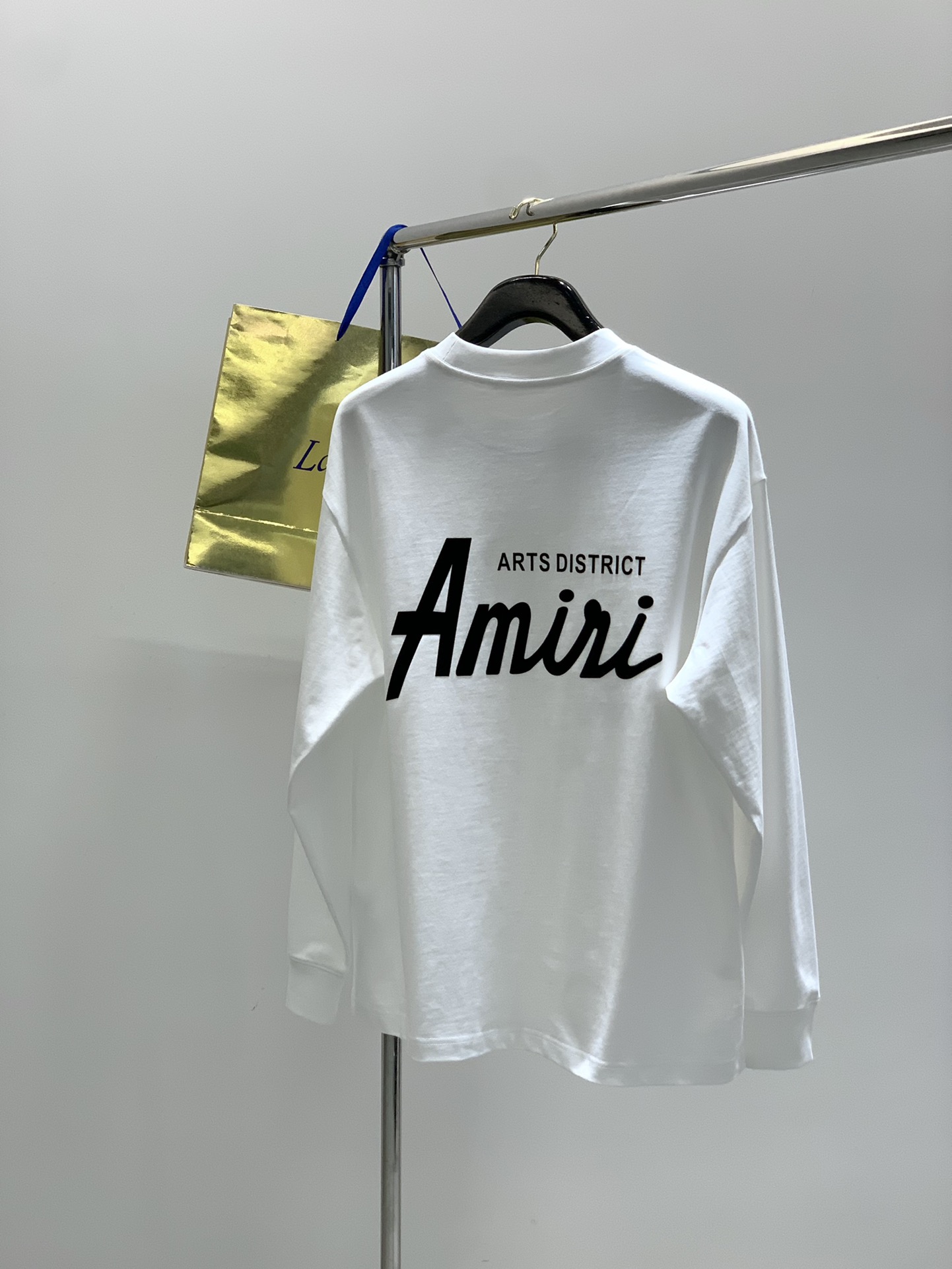 ，Amiri 埃米尔，2025早秋最新品，专柜同步有售，原单狠货，休闲时尚圆领长袖T恤，进口原版面料，顶