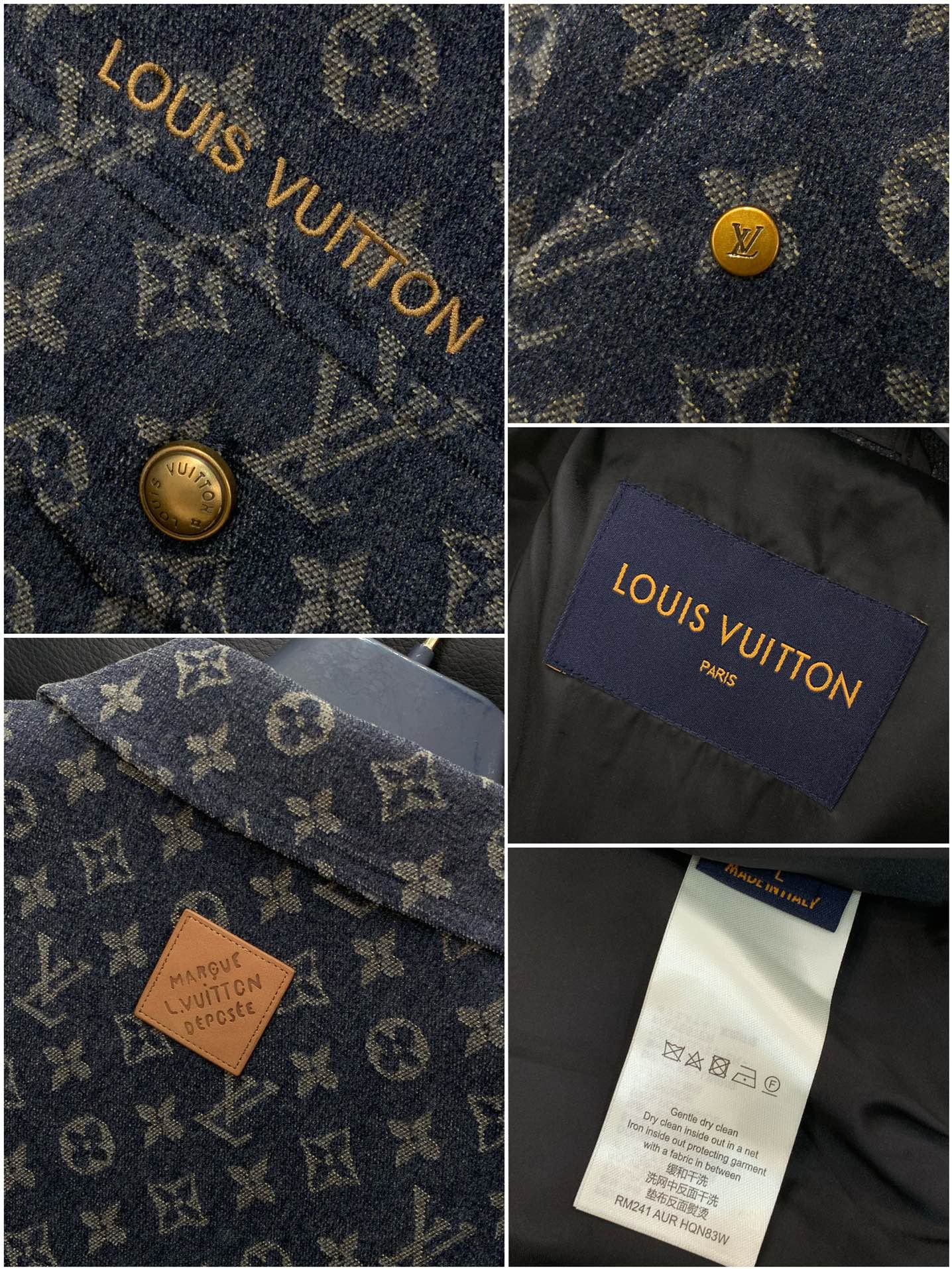 ，LouisVuitton 路易威登，2025秋冬最新款，专柜同步有售，原单狠货，时尚休闲夹克外套，上身
