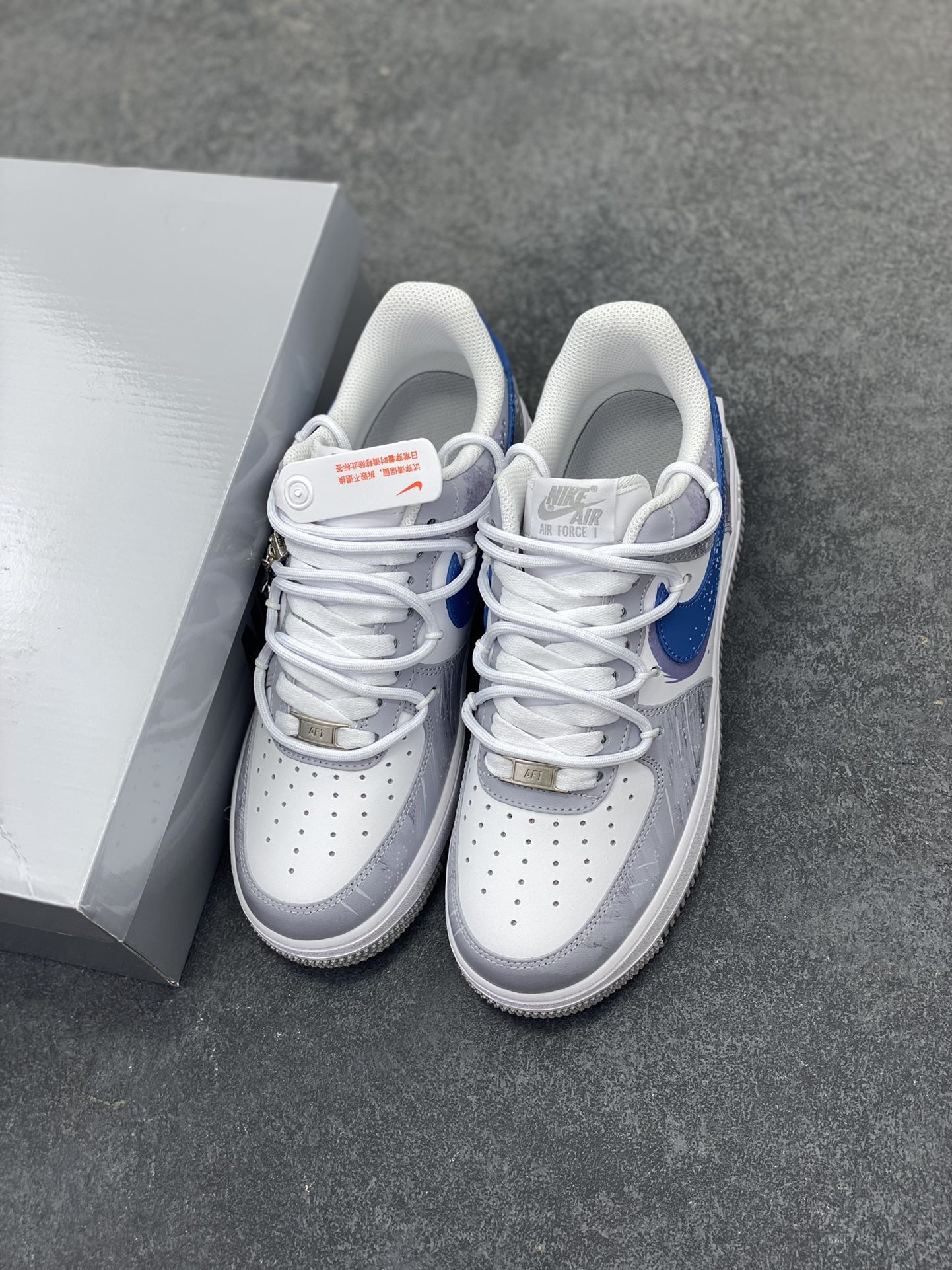 图片[8]-Nike Air Force 1 Low’07 繁星似点 空军一号低帮休闲板鞋 定制皮料 定制鞋盒 原楦原纸板 纯正空军版型 内置全掌气垫 货号：ZH0316-099 尺码：36 36.5 37.5 38 38.5 39 40 40.5 41 42 42.5 43 44 44.5 45-选品中心