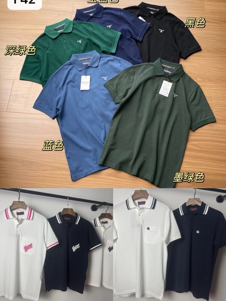 Barbour 经典男女同款情侣款，格纹领短袖翻领POLO衫|英伦经典，解锁夏日高级感\n作为英国百年老