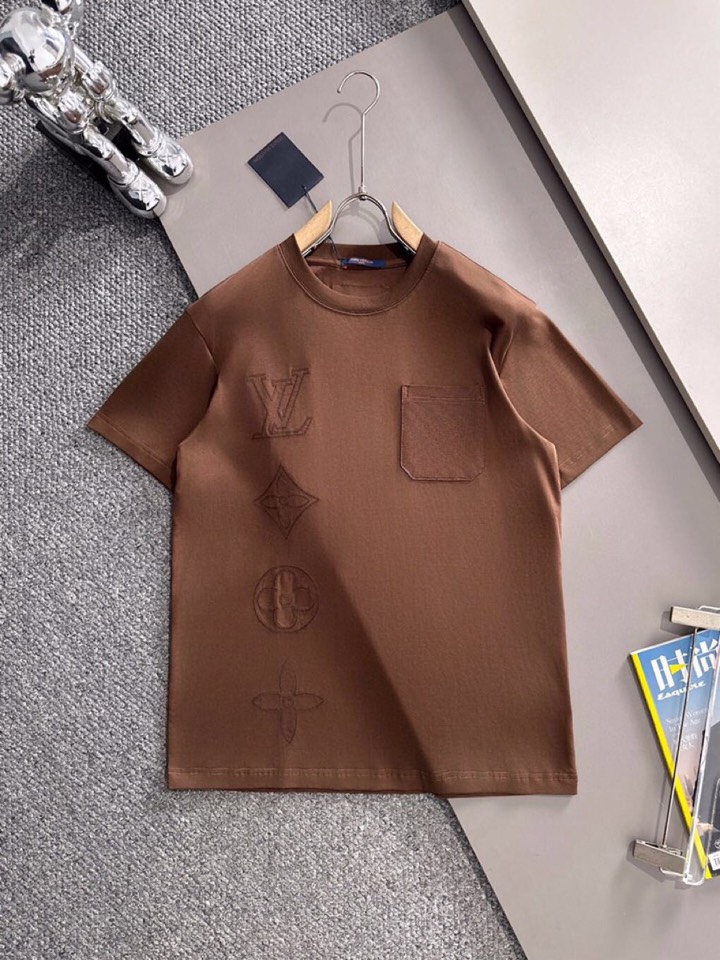 Louis Vuitton 路易威登 lv 驴牌25SS LV 新品同步款 刺绣 男女同款！短袖不在千篇