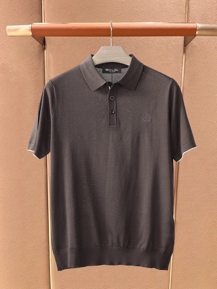 Loro Piana 诺悠翩雅lP🆕 SS25 春夏男装，\n超级爆款推荐，春夏新品男装系列爆款翻领T恤