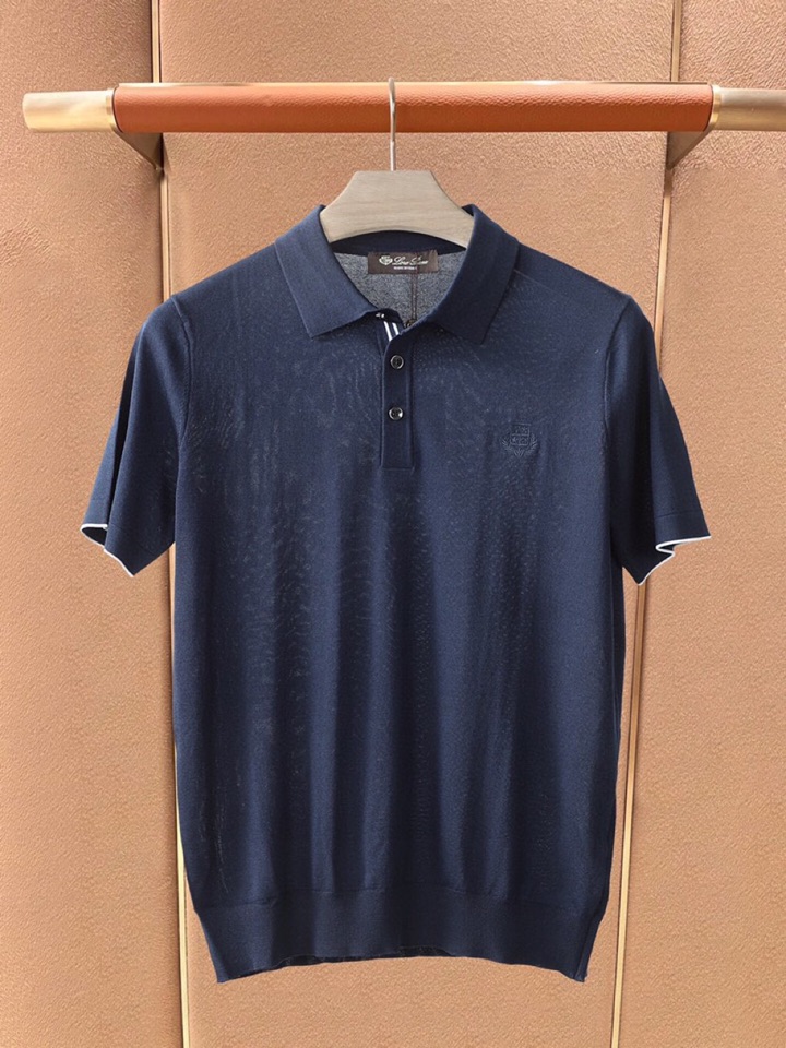 Loro Piana 诺悠翩雅lP🆕 SS25 春夏男装，\n超级爆款推荐，春夏新品男装系列爆款翻领T恤