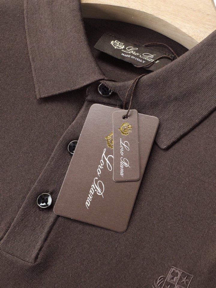 Loro Piana 诺悠翩雅lP🆕 SS25 春夏男装，\n超级爆款推荐，春夏新品男装系列爆款翻领T恤