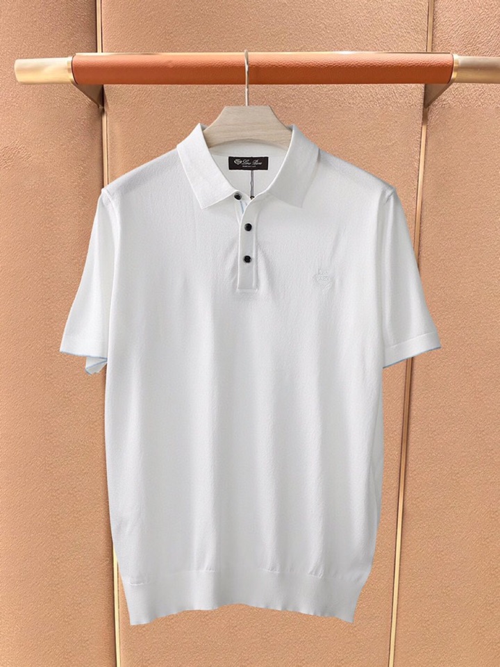 Loro Piana 诺悠翩雅lP🆕 SS25 春夏男装，\n超级爆款推荐，春夏新品男装系列爆款翻领T恤