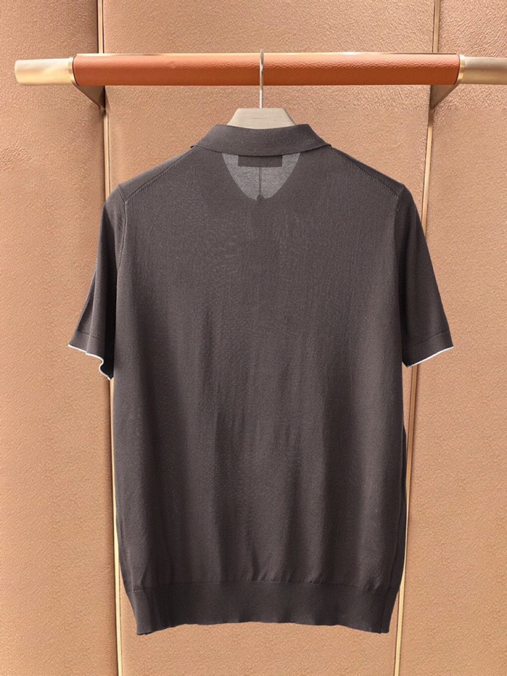 Loro Piana 诺悠翩雅lP🆕 SS25 春夏男装，\n超级爆款推荐，春夏新品男装系列爆款翻领T恤