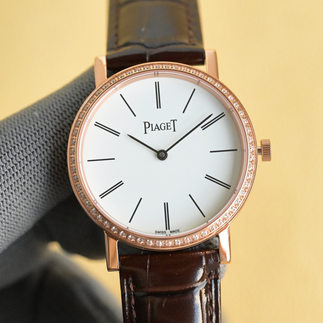 NO:340328,White gold rose plus 50 diamond ring plus 50. Steel belt plus 50. Classic work ~ ultra-thin men's watch Bo-Jue ALTIPLANO series high-end mechanical watch imported movement zero repair counter quality sapphire mirror size 38mm,19860909白光金玫加50钻圈加50.钢带加50 经典之作～超薄男表 伯-爵ALTIPLANO系列高端机械手表进口机芯零返修专柜品质 蓝宝石镜面 尺寸38mm,,Watch