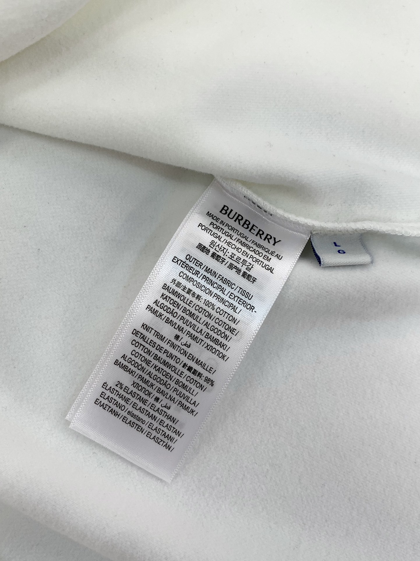 ，Burberry 巴宝莉，2025秋季最新品，专柜同步有售，原单狠货，时尚休闲圆领长袖T恤，进口原版面