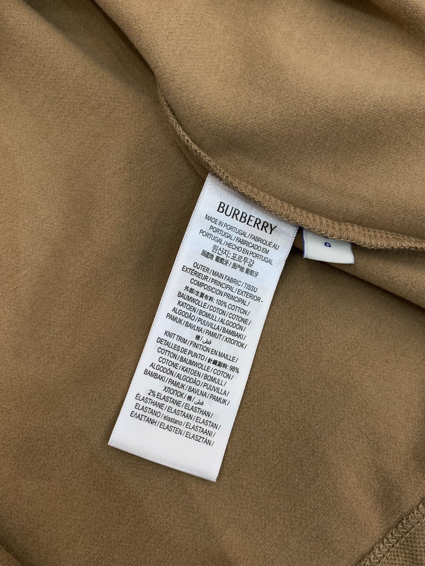 ，Burberry 巴宝莉，2025秋季最新品，专柜同步有售，原单狠货，时尚休闲圆领长袖T恤，进口原版面