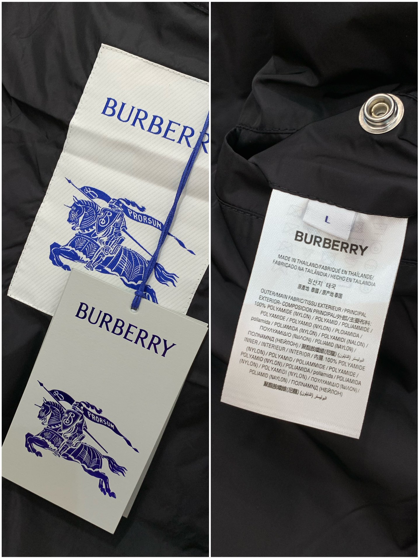 ，Burberry 巴宝莉，2025秋季最新品，专柜同步有售，原单狠货，时尚休闲连帽外套，进口原版面料，