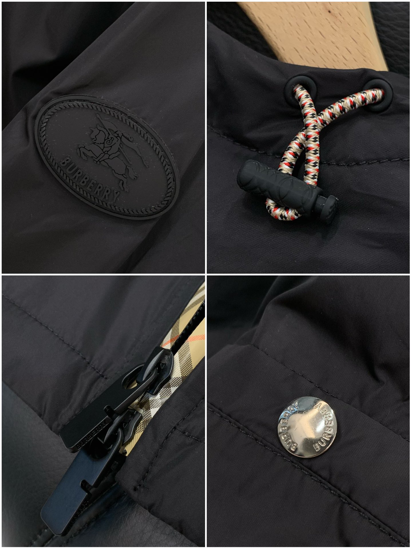 ，Burberry 巴宝莉，2025秋季最新品，专柜同步有售，原单狠货，时尚休闲连帽外套，进口原版面料，