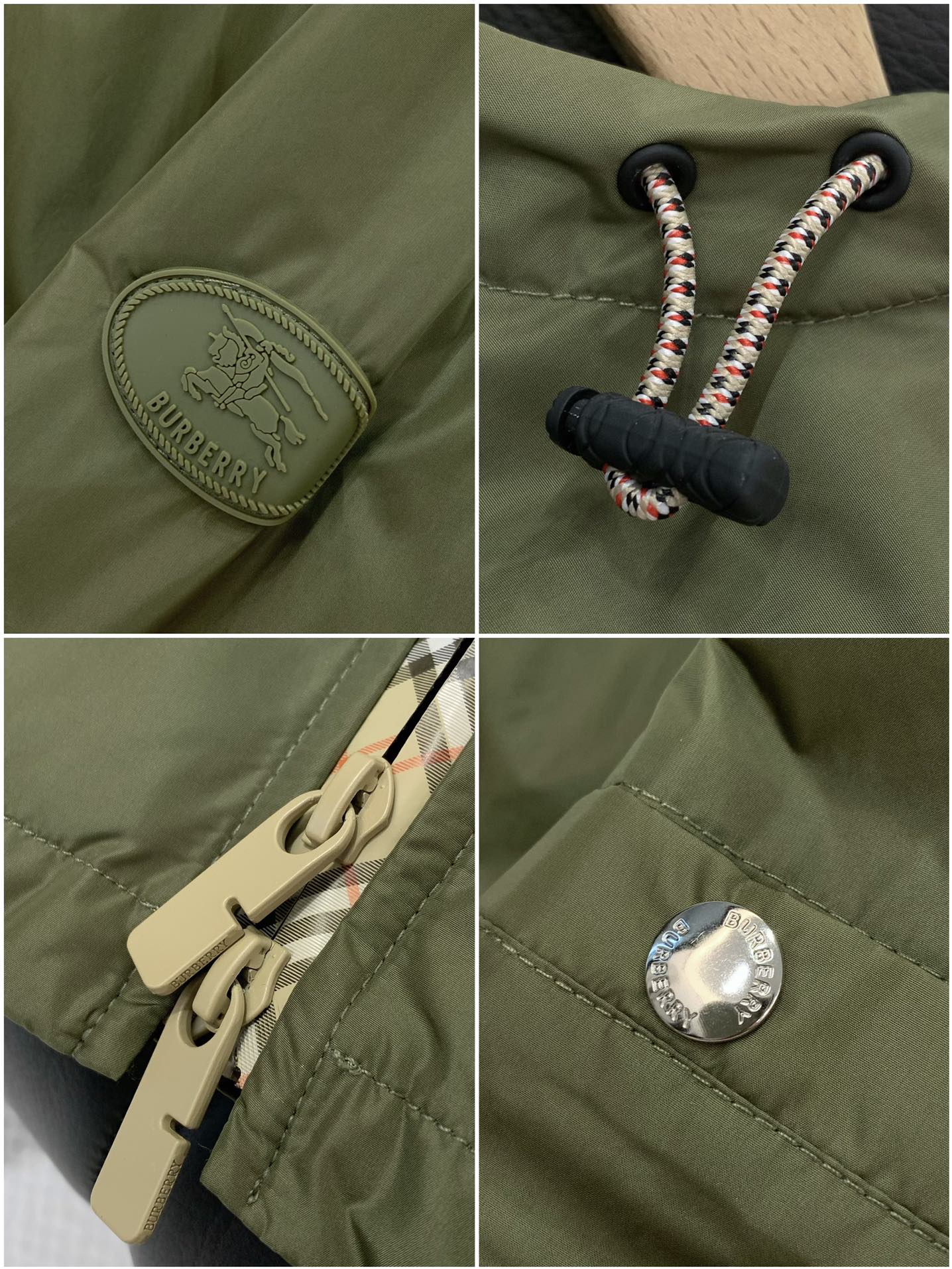 ，Burberry 巴宝莉，2025秋季最新品，专柜同步有售，原单狠货，时尚休闲连帽外套，进口原版面料，
