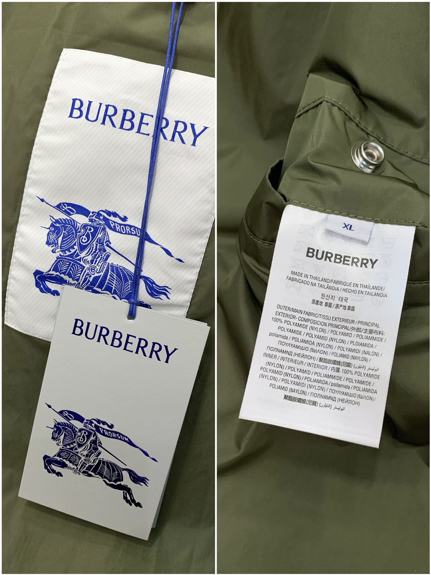 ，Burberry 巴宝莉，2025秋季最新品，专柜同步有售，原单狠货，时尚休闲连帽外套，进口原版面料，