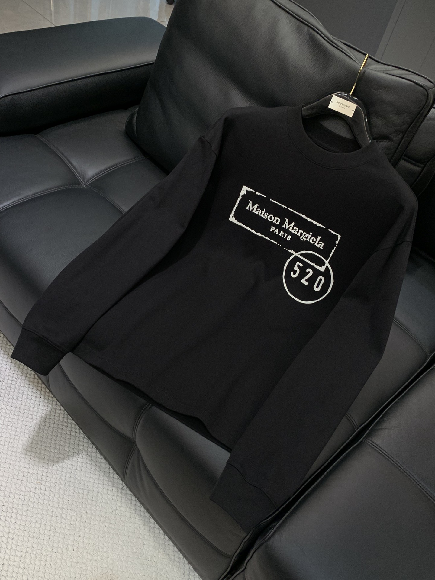 ，Maison Margiela马吉拉，2025早秋最新品，专柜同步有售，原单狠货，时尚休闲圆领长袖T恤