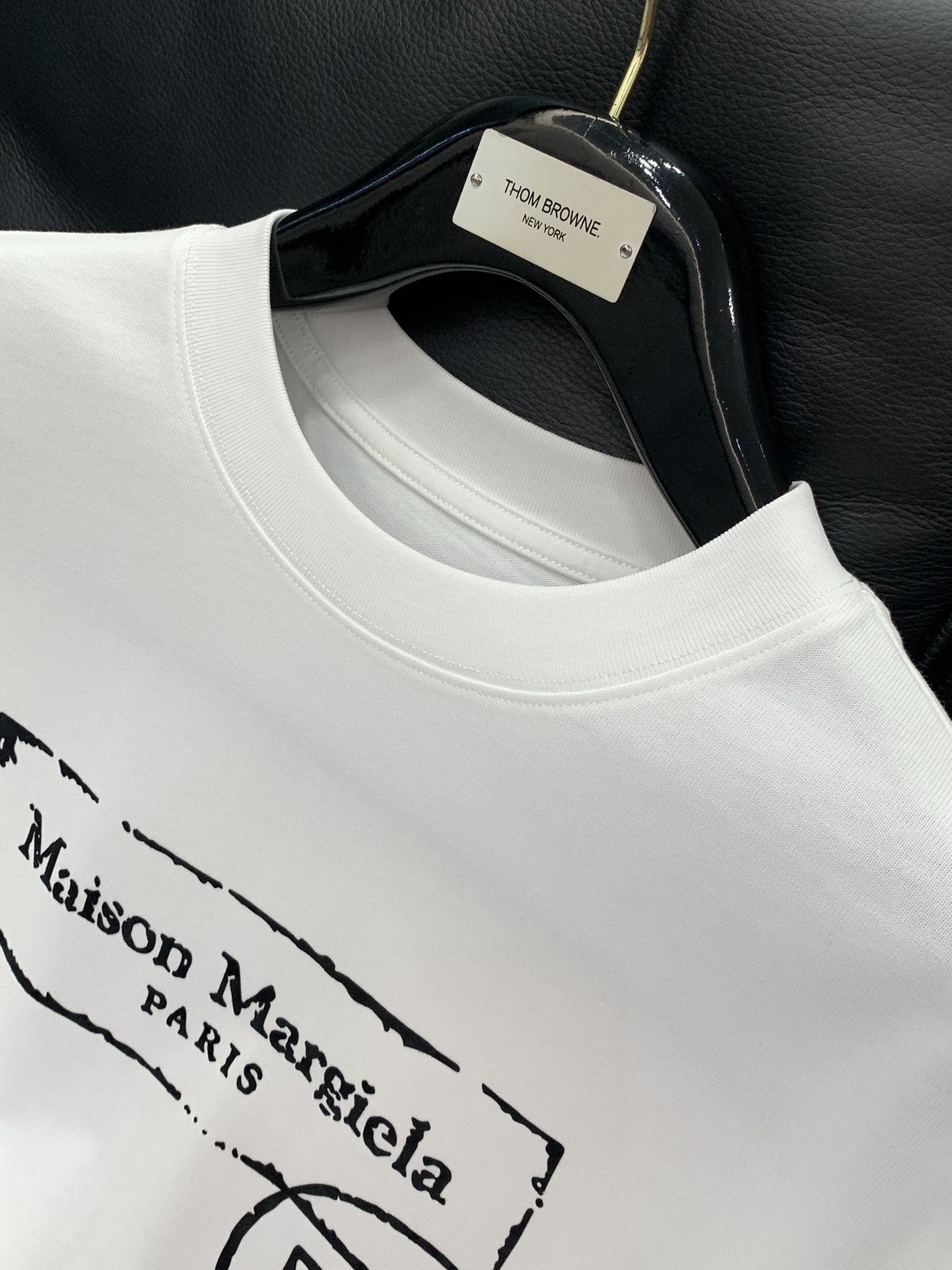 ，Maison Margiela马吉拉，2025早秋最新品，专柜同步有售，原单狠货，时尚休闲圆领长袖T恤