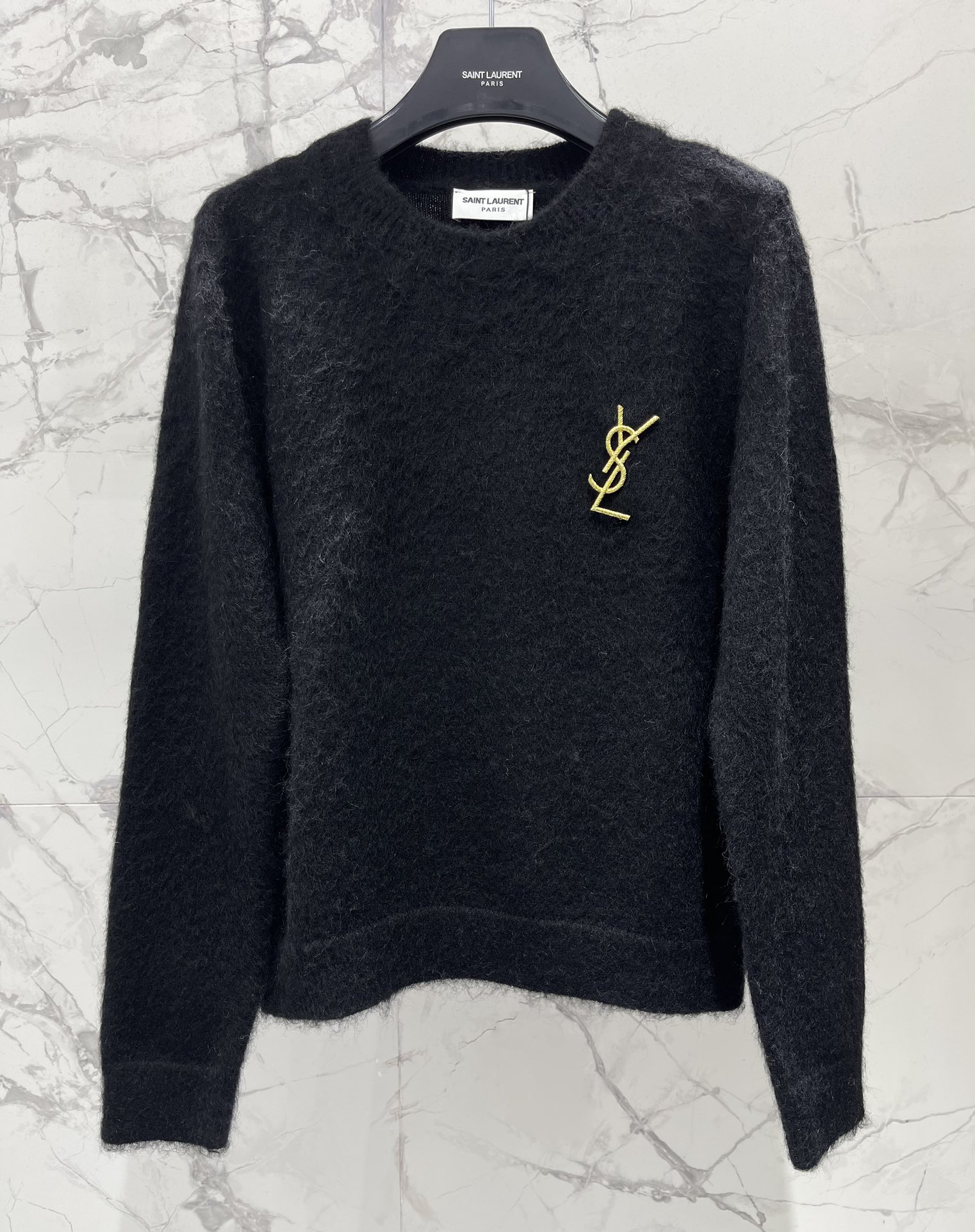Yves Saint Laurent Mohair-Wool Blend Knit Sweater - Comfortable and Stylish 3 i1756634169 2028 1