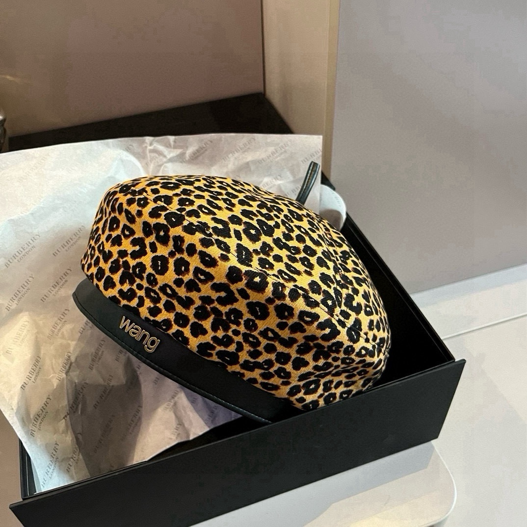 🆕

大王新款豹纹贝雷帽，头围57cm