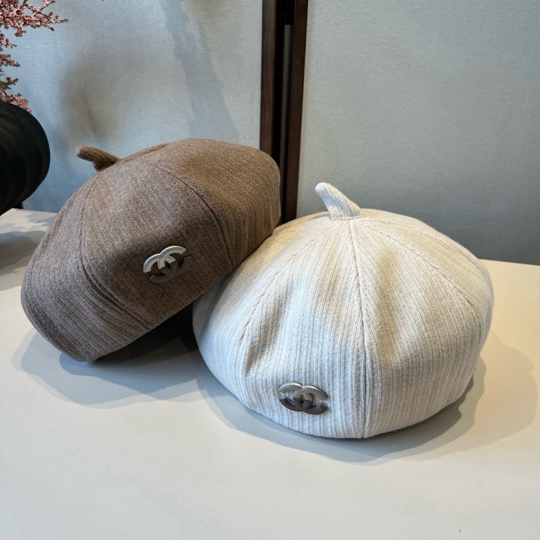 🆕

Chanel香奈儿贝雷帽，春夏款，头围57cm