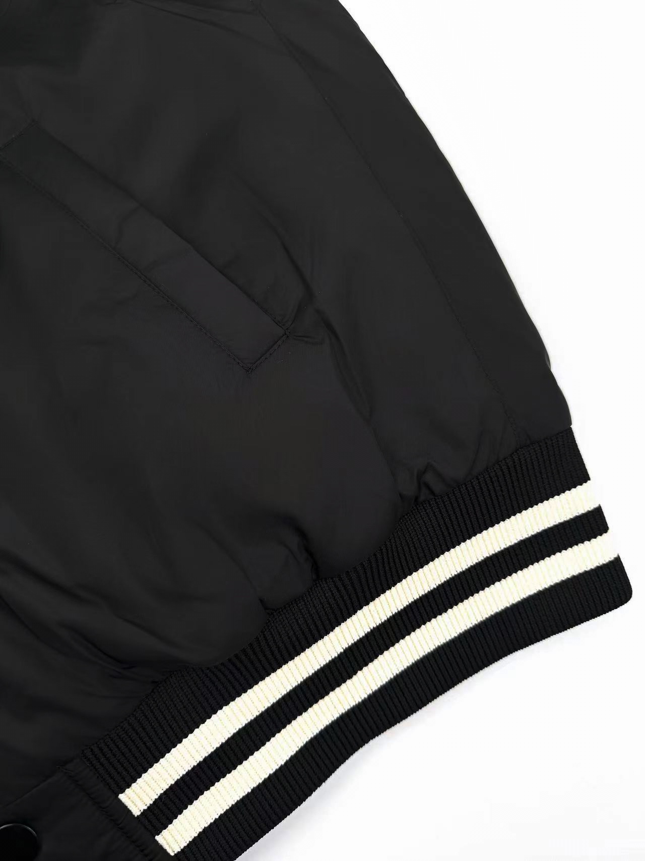 Celine Men's Black Cotton Blend Varsity Jacket With Embroidered Logo 9 i1756657029 1829 3